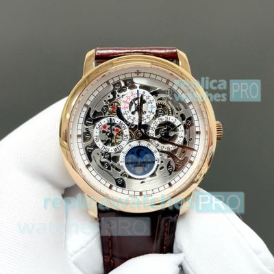 Swiss Copy Vacheron Constantin Traditionnelle Perpetual Calenda Rose Gold 41mm 